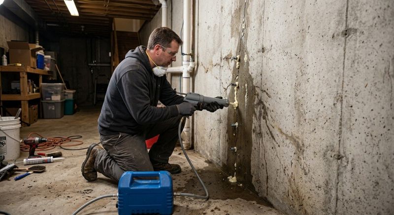 Basement Foundation Repair in Bloomfield, CT