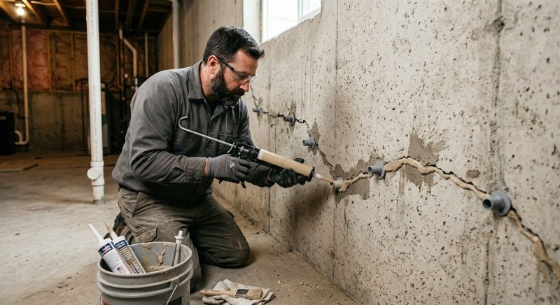 Basement Foundation Repair in Riverton, CT