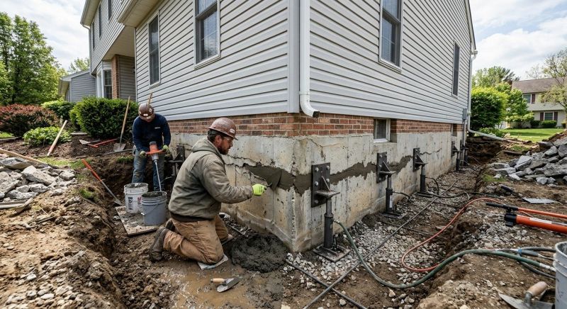 Basement Foundation Repair in Somers, CT