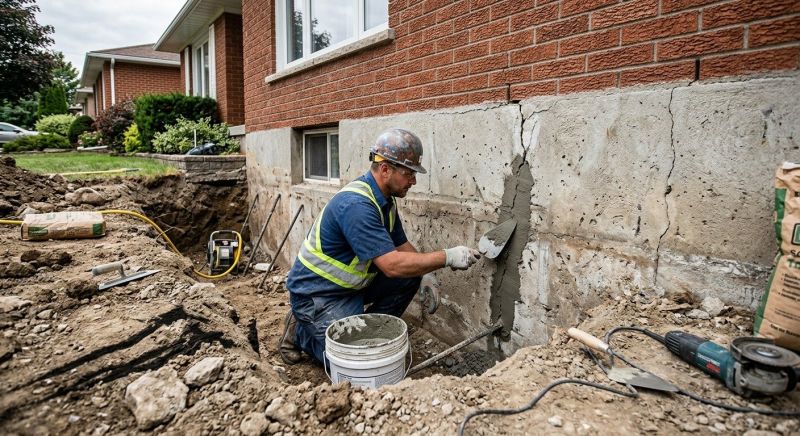 Basement Foundation Repair in Suffield, CT