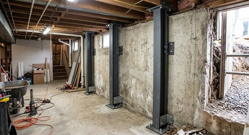 Basement Stabilization in Simsbury, CT