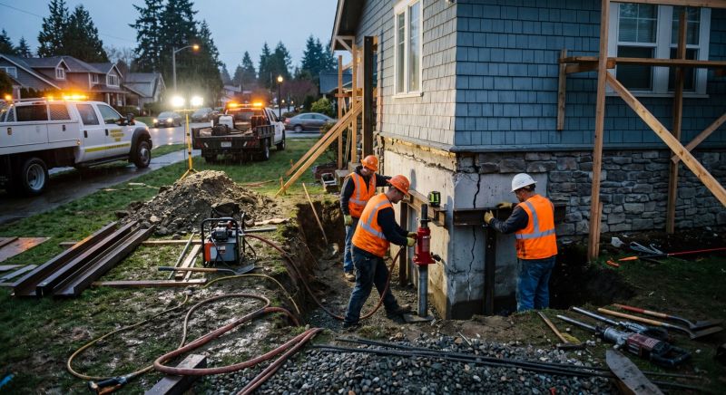 Building Foundation Repair in Glastonbury, CT