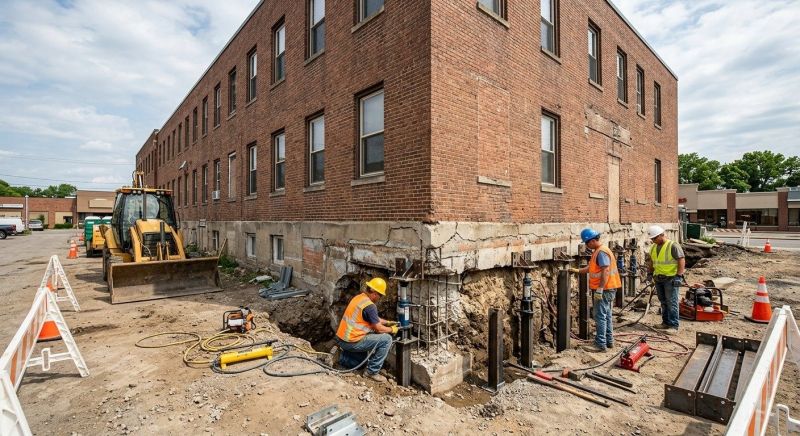 Commercial Foundation Repair in Simsbury, CT