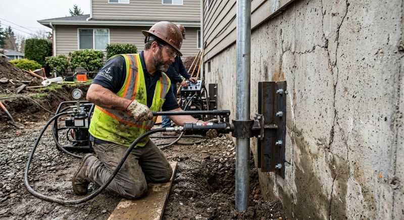 Concrete Foundation Leveling in Chicopee, MA
