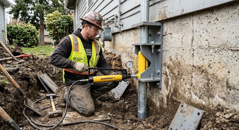 Concrete Foundation Leveling in Simsbury, CT