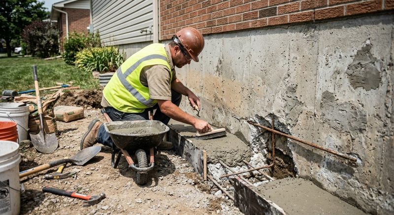 Concrete Foundation Repair in North Granby, CT