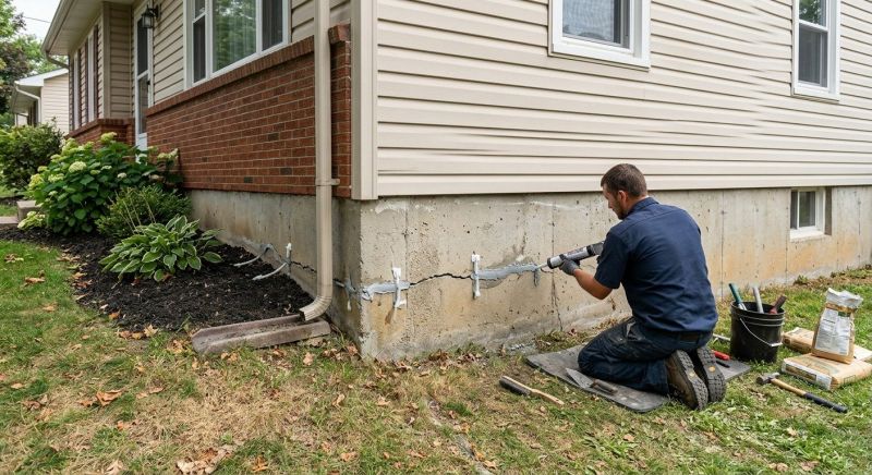 Cracked Foundation Repair in Bloomfield, CT