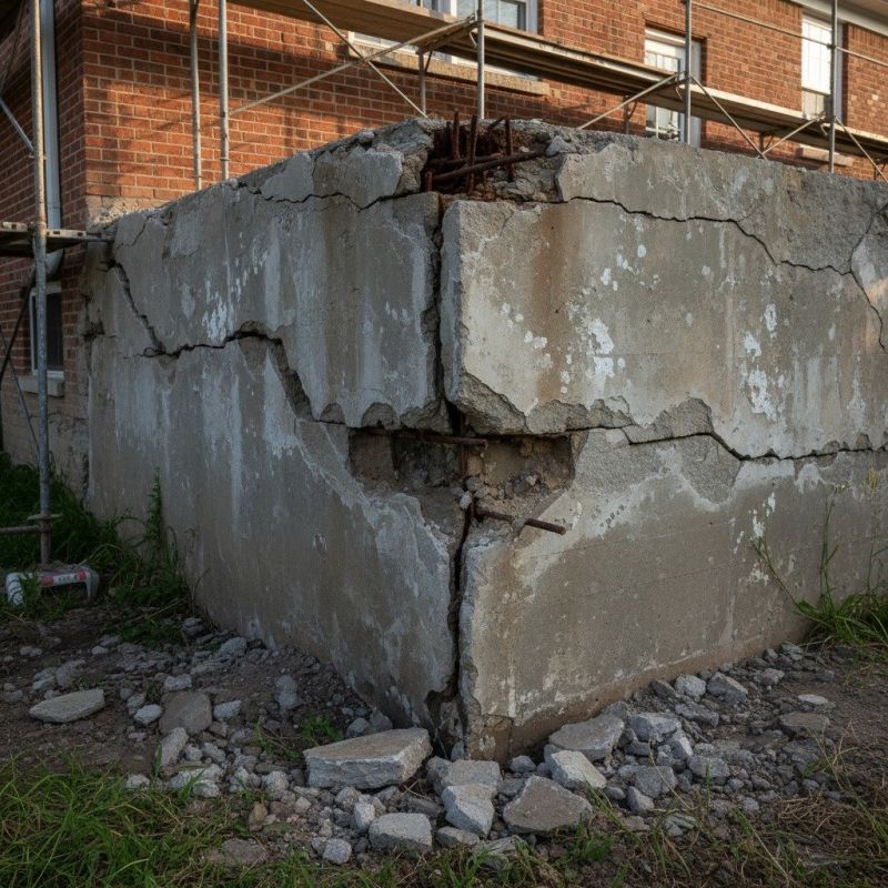 Cracked Foundation Repair in Glastonbury, CT