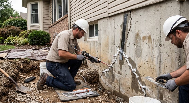 Cracked Foundation Repair in Vernon Rockville, CT