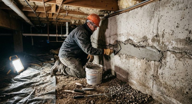 Cracked Foundation Repair in West Hartford, CT