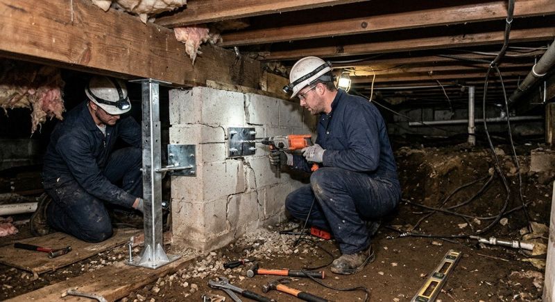 Crawlspace Foundation Repair in Chicopee, MA