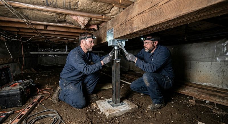 Crawlspace Foundation Repair in East Hartland, CT