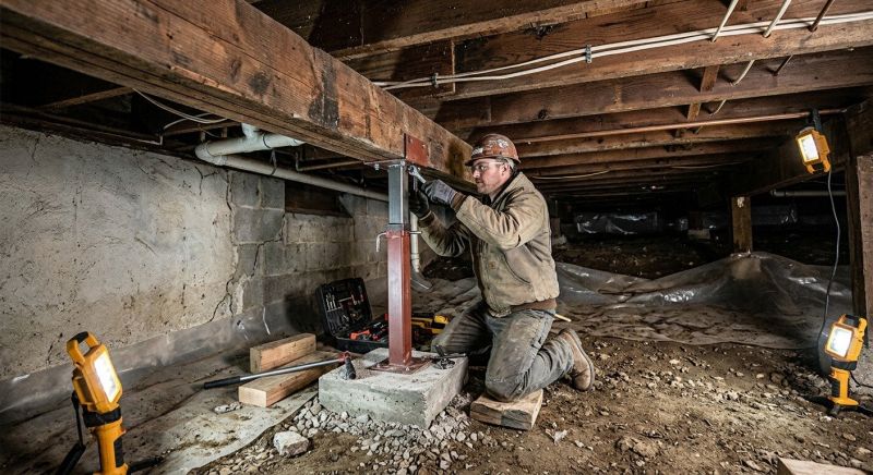 Crawlspace Foundation Repair in East Longmeadow, MA