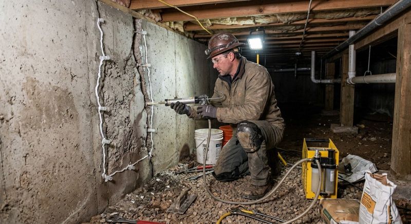 Crawlspace Foundation Repair in Goshen, CT