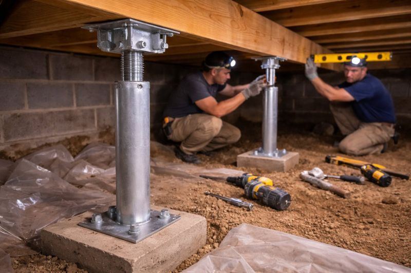 Crawlspace Structural Repair in Simsbury, CT