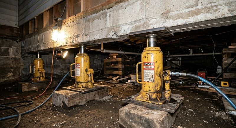 Foundation Jacking in East Granby, CT
