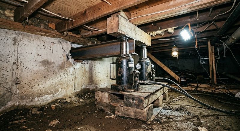 Foundation Jacking in Granby, CT
