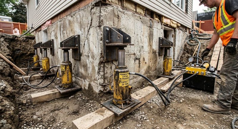 Foundation Jacking in Somers, CT