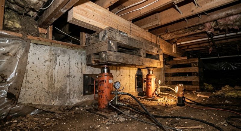 Foundation Jacking in South Windsor, CT