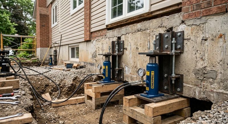 Foundation Jacking in South Windsor, CT