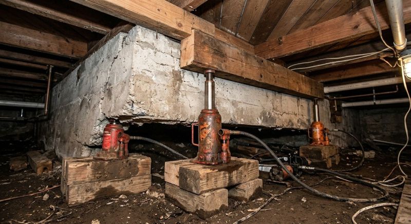 Foundation Jacking in Thomaston, CT