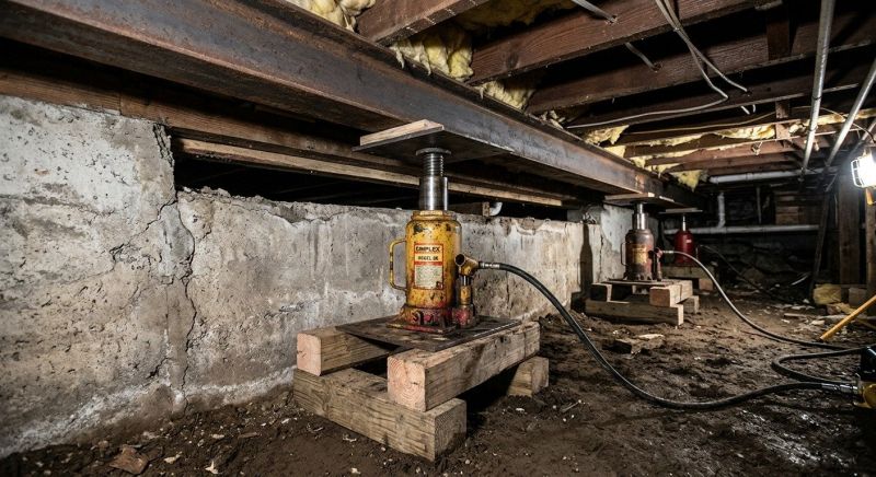Foundation Jacking in Tolland, CT