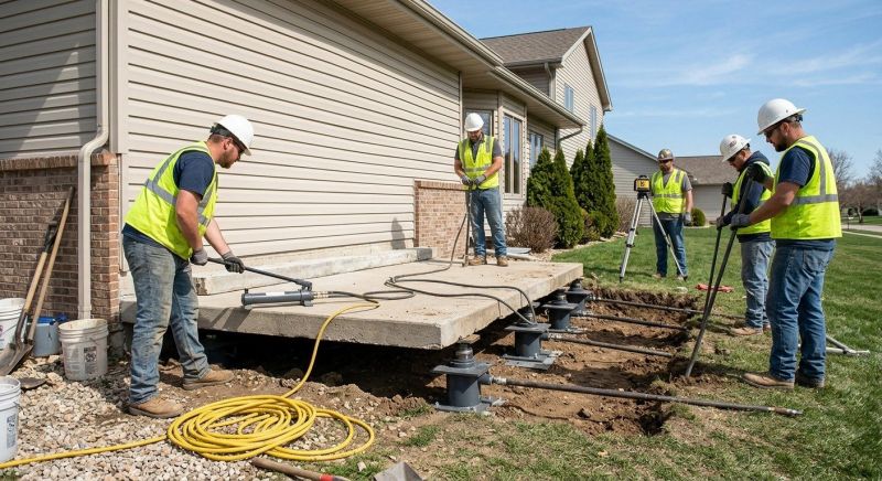 Foundation Lifting in East Longmeadow, MA