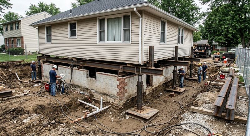 Foundation Lifting in Hartford, CT