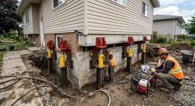 Foundation Lifting in Manchester, CT