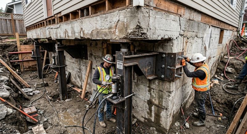 Foundation Lifting in Middletown, CT