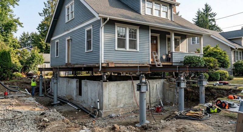Foundation Raising in Enfield, CT