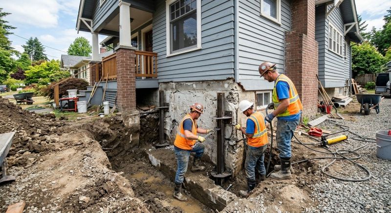 Foundation Renovation in Simsbury, CT
