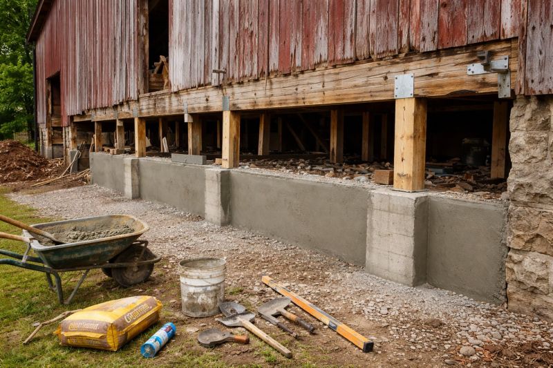 Foundation Renovation in Simsbury, CT
