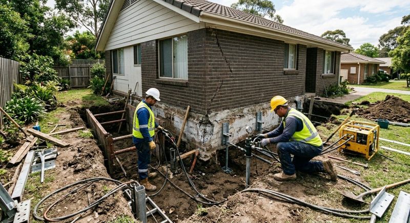 Foundation Stabilizing in East Hartford, CT