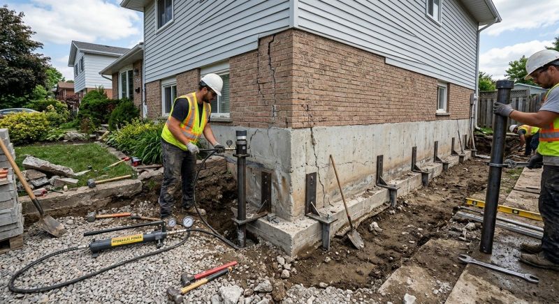 Foundation Stabilizing in Farmington, CT