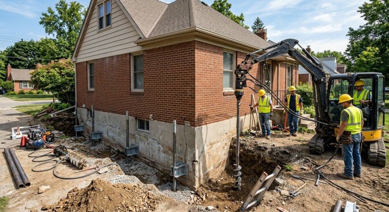 Foundation Stabilizing in South Windsor, CT