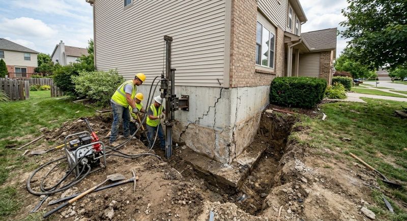 Foundation Stabilizing in Wethersfield, CT