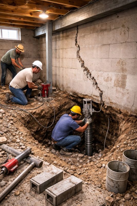Foundation Structural Repair in East Hartford, CT