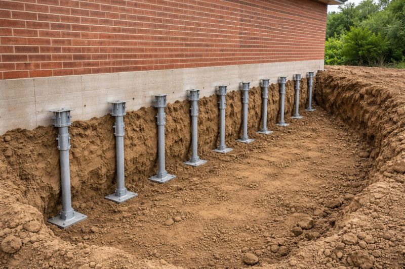 Helical Pile Installation in Simsbury, CT