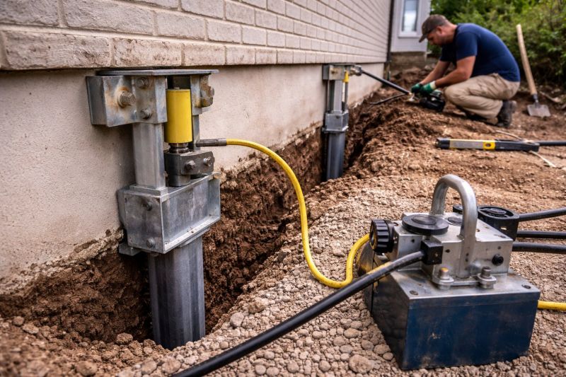 Sinking Foundation Repair in East Berlin, CT