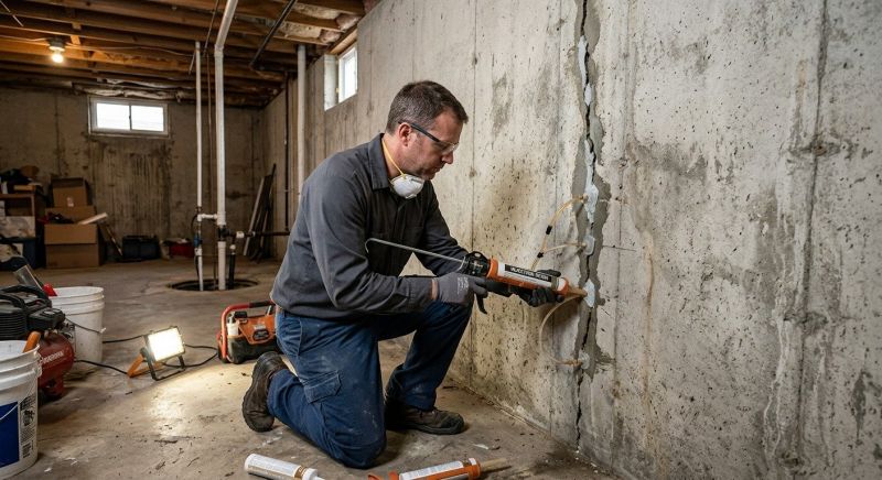 Structural Crack Repair in Simsbury, CT