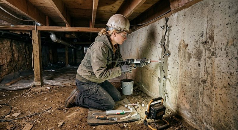 Structural Foundation Repair in East Granby, CT