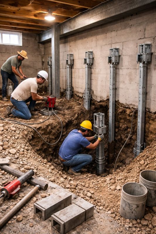 Structural Underpinning in Simsbury, CT