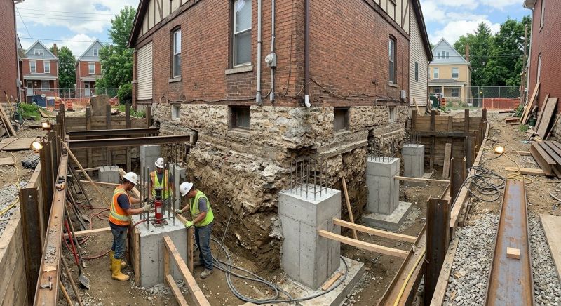 Structural Underpinning in Simsbury, CT
