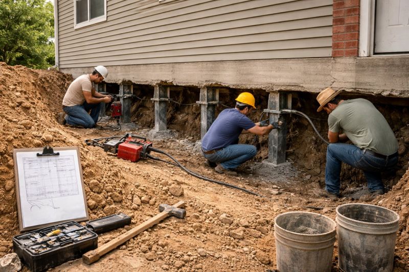 Structural Underpinning in Simsbury, CT
